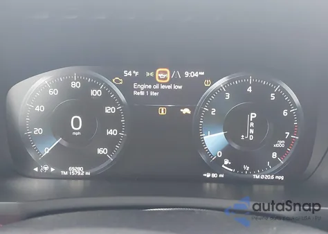 2020 Volvo Xc90 T5 Momentum 7 Passenger из США, поврежденный, VIN YV4102PK4L1534380